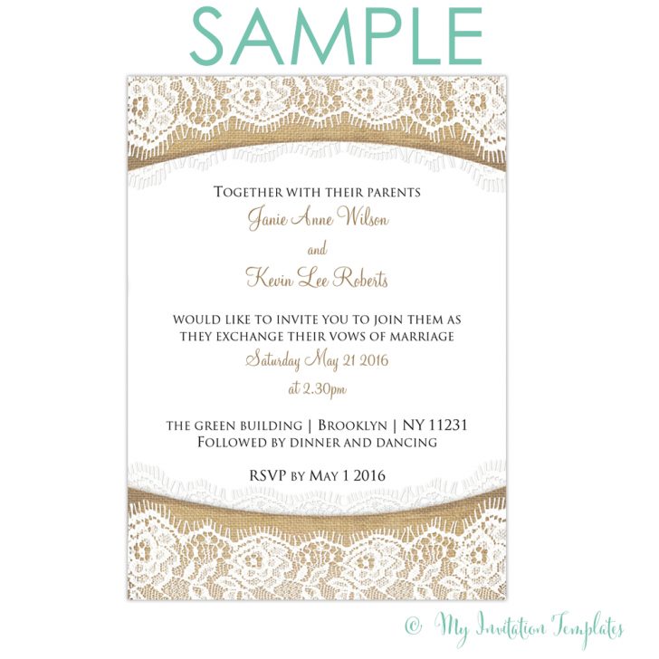Free Printable Sunflower Wedding Invitation Templates