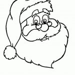 Santa Claus Had Coloring Pages For Kids, Printable Free | Holidays   Free Printable Santa Claus Face