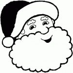 Santa Face Picture Clipart   Free To Use Clip Art Resource   Free Printable Santa Claus Face