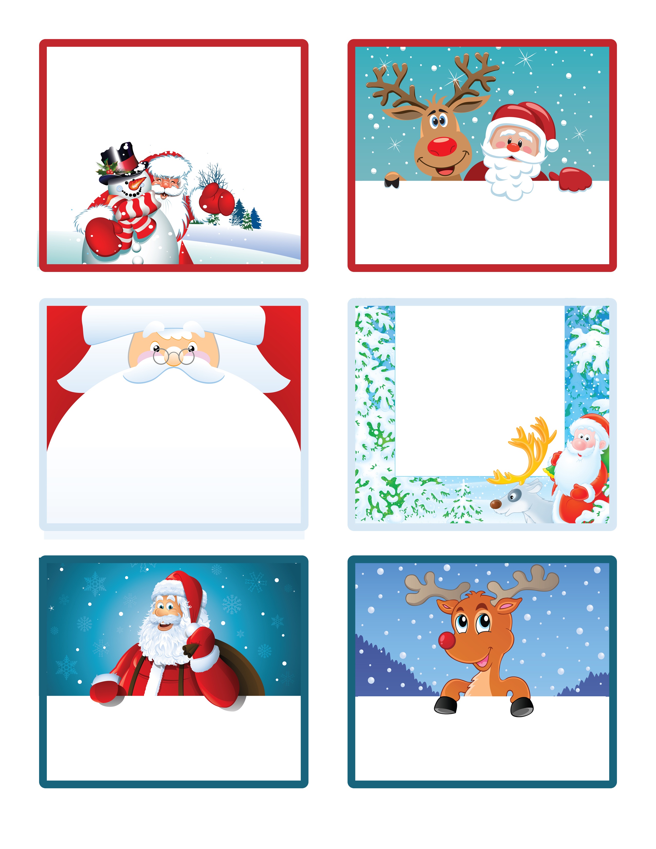 Santa&amp;#039;s Little Gift To You! Free Printable Gift Tags And Labels - Free Printable Christmas Tags