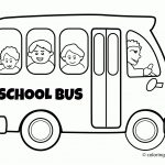 School Bus Transportation Coloring Pages For Kids, Printable   Free Printable School Bus Coloring Pages