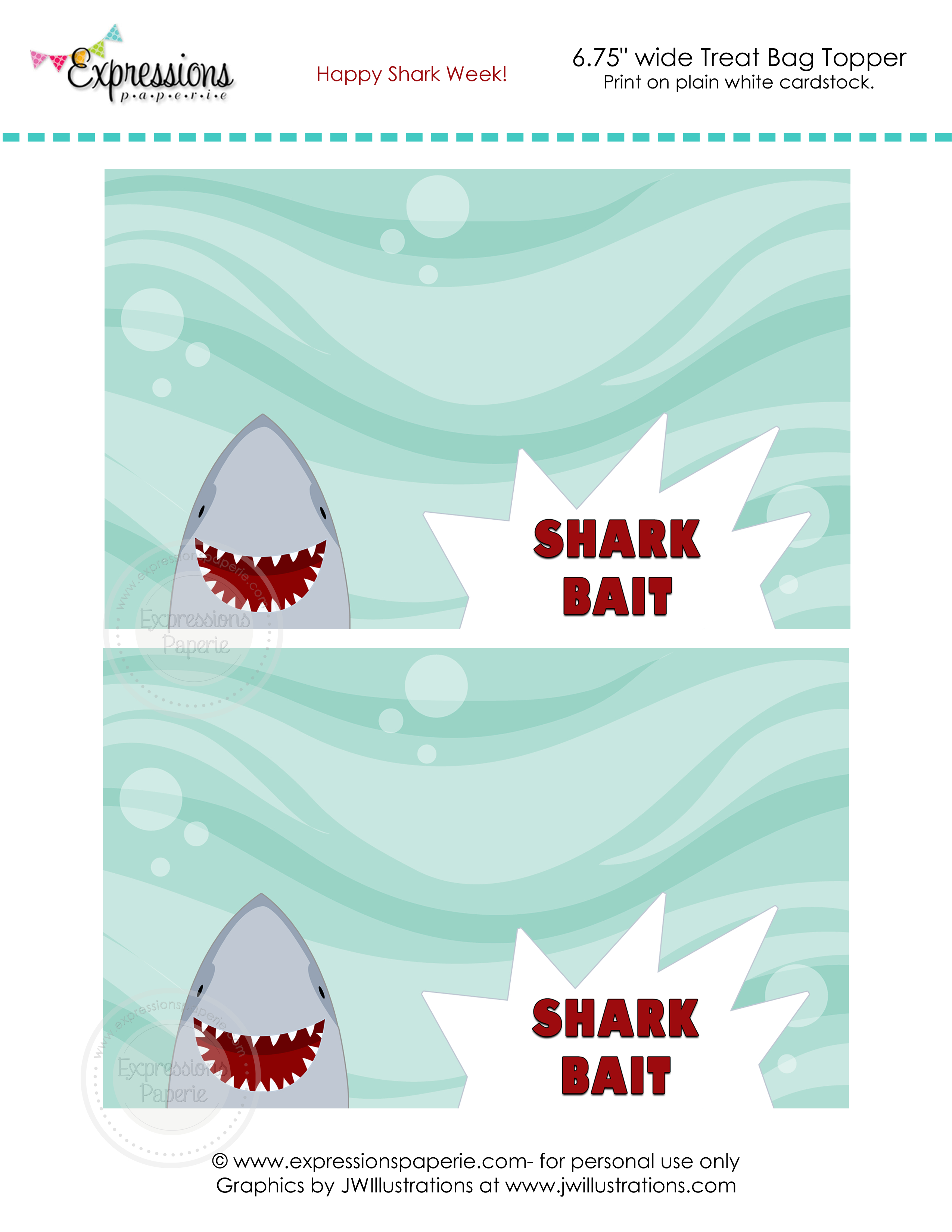 Shark Week Free Printable, Shark Bait | Parties In 2019 | Shark Party - Free Shark Printables