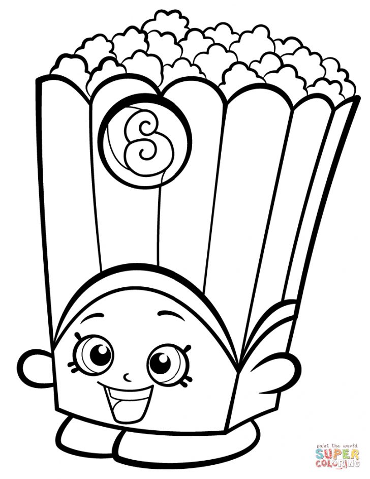 Shopkins Coloring Pages Printable Free