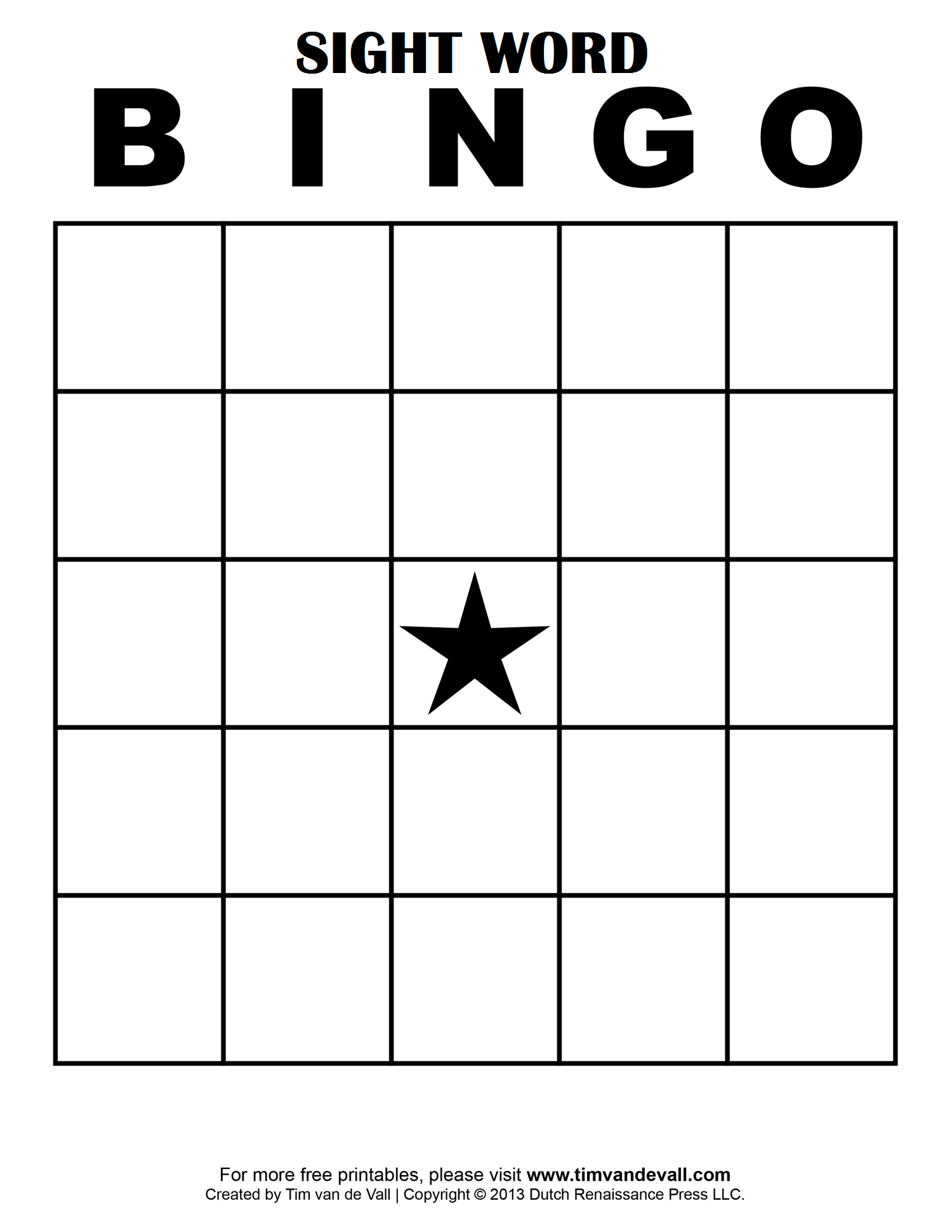 Sight Word Bingo … | School Classroom Ideas | Blank… - Bingo Generator Free Printable