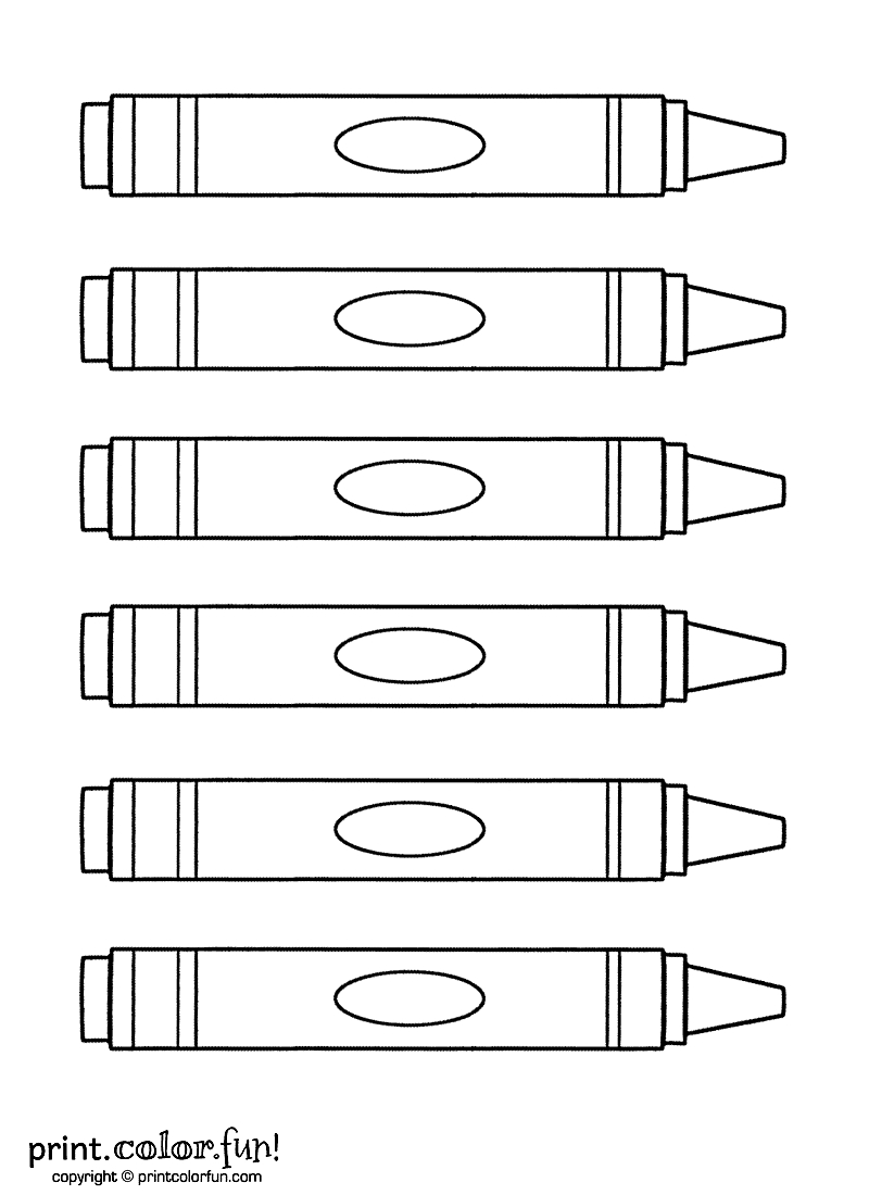 Six Crayons | Print. Color. Fun! Free Printables, Coloring Pages - Free Printables For Toddlers