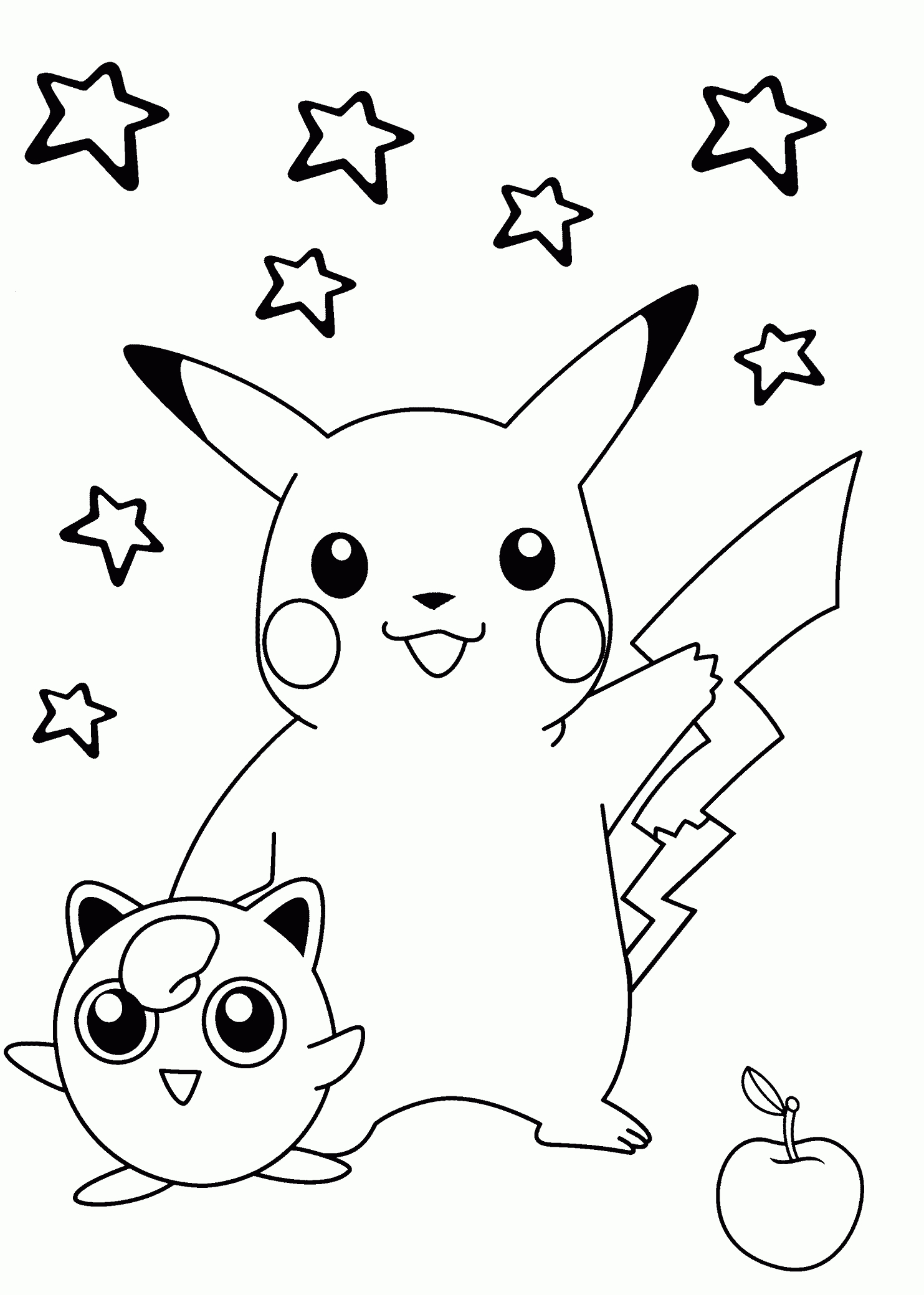 Smiling Pokemon Coloring Pages For Kids, Printable Free | Scanncut - Pokemon Coloring Sheets Free Printable
