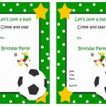 Soccer Free Printable Birthday Party Invitations | Birthday Party   Sports Birthday Cards Free Printable