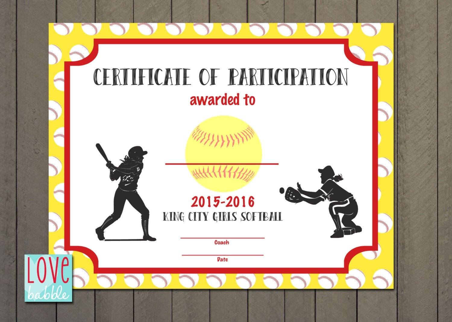Softball Certificate Templates Free - Tutlin.psstech.co - Free Printable Softball Certificates