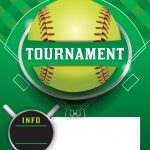 Softball Tournament Template Royalty Free Vector Image   Free Printable Softball Pictures