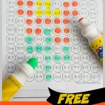 Solve And Stamp Math Worksheets | Shape Kins | Kids Math Worksheets   Free Printable Math Mystery Picture Worksheets