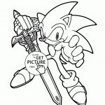 Sonic Coloring Pages For Kids, Printable Free | Coloing 4Kids   Sonic Coloring Pages Free Printable