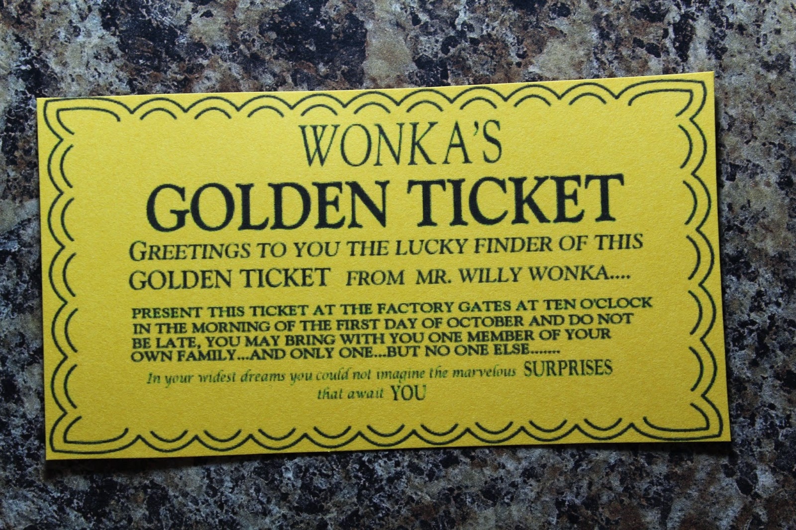 Spark And All: Charlie And The Chocolate Factory - Free Printable Wonka Bar Wrapper Template