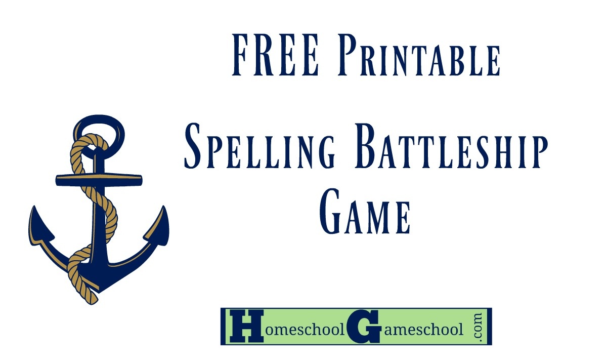 Spelling Battleship Free Game Download » Homeschool Gameschool - Free Printable Battleship Game