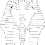 Sphinks Mask Printable Coloring Page For Kids | מצרים | Egypt Crafts   Free Printable Egyptian Masks