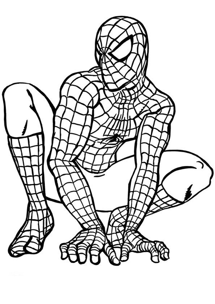 Spiderman Free To Color For Children - Spiderman Kids Coloring Pages - Free Spiderman Printables