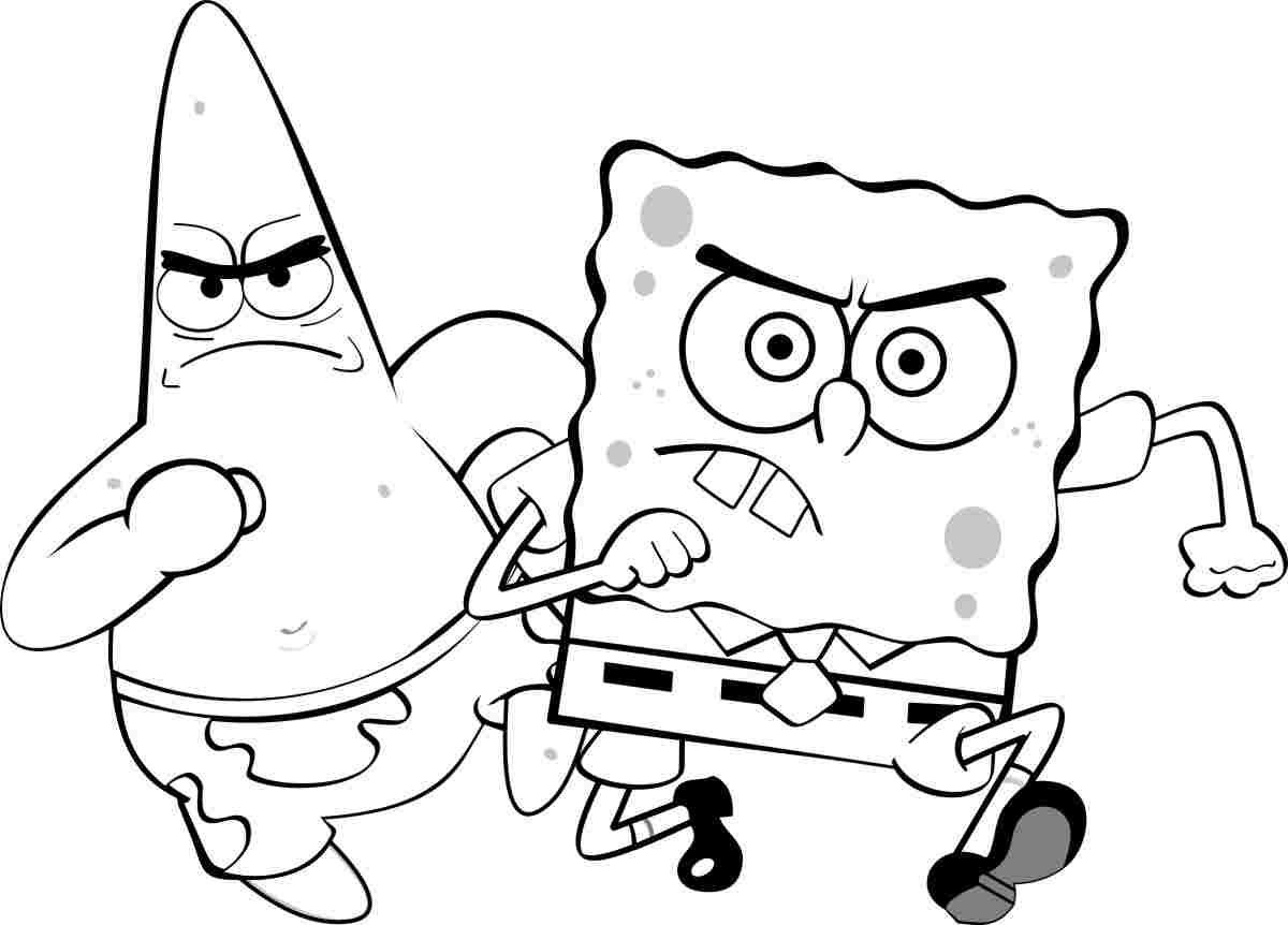 Spongebob Squarepants Coloring Pages Free Printable Free Printable