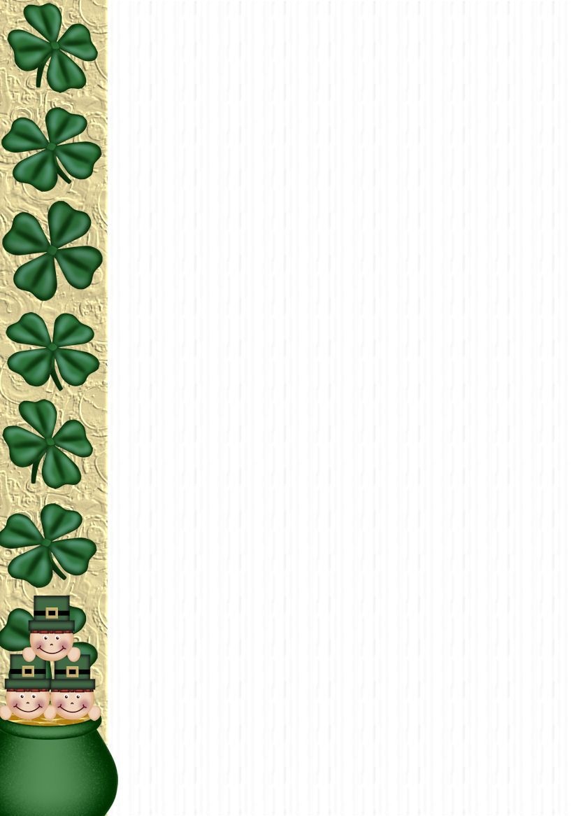 St Patrick&amp;#039;s Stationery | Free Downloadable St. Patrick&amp;#039;s - Free Printable St Patricks Day Stationery