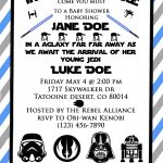 Star Wars Baby Shower Invite! So Cute For A Star Wars Themed Baby   Free Printable Star Wars Baby Shower Invites