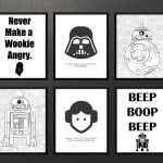 Star Wars Free Printables • A Roundup • Little Gold Pixel   Free Star Wars Printables