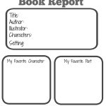 Starting A Summer Book Club For Kids And Free Printable Book Report   Free Printable Kindergarten Reading Books
