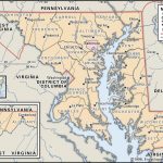 State And County Maps Of Maryland   Free Printable Map Of Maryland
