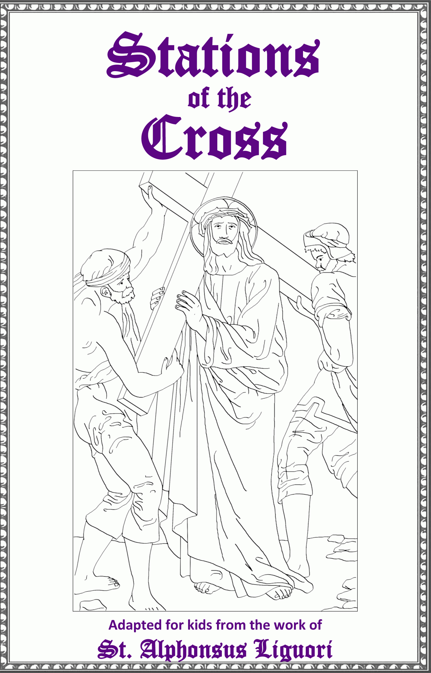 Stations Of The Cross - Excellent, Free, Printable Booklet From St - Free Catholic Coloring Pages Printables