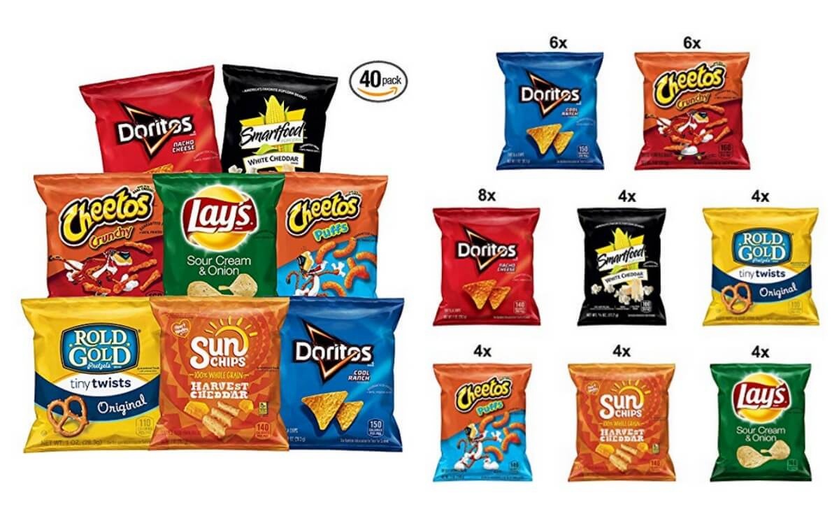 Stock Up Price! Frito-Lay Fun Times Mix Variety Pack, 40 Count - Free Printable Frito Lay Coupons