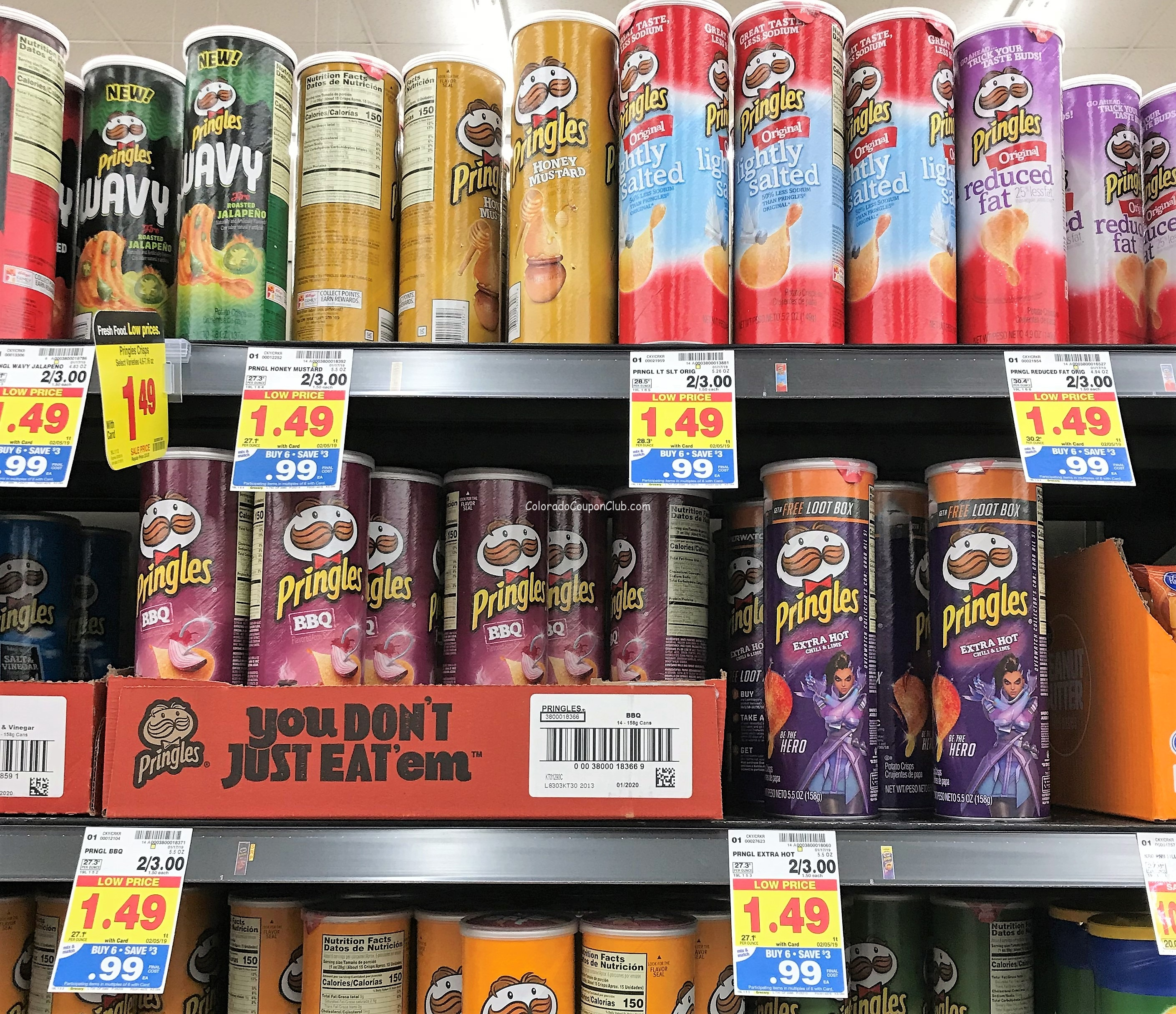 Stock Up! Pringles, Only $0.75 During The Mega Event At King Soopers - Free Printable Pringles Coupons
