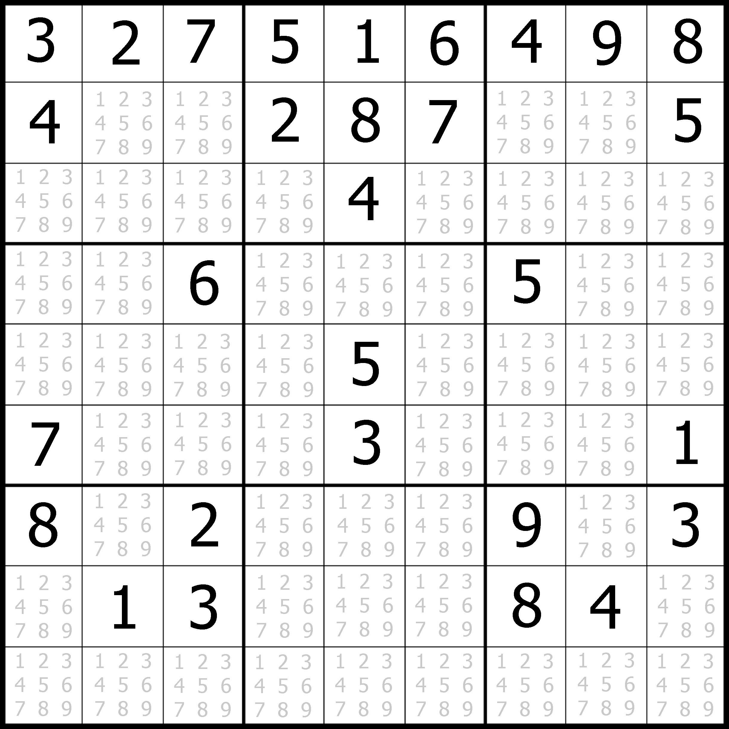 Sudoku Printable | Free, Medium, Printable Sudoku Puzzle #1 | My - Www Free Printable Sudoku Puzzles Com