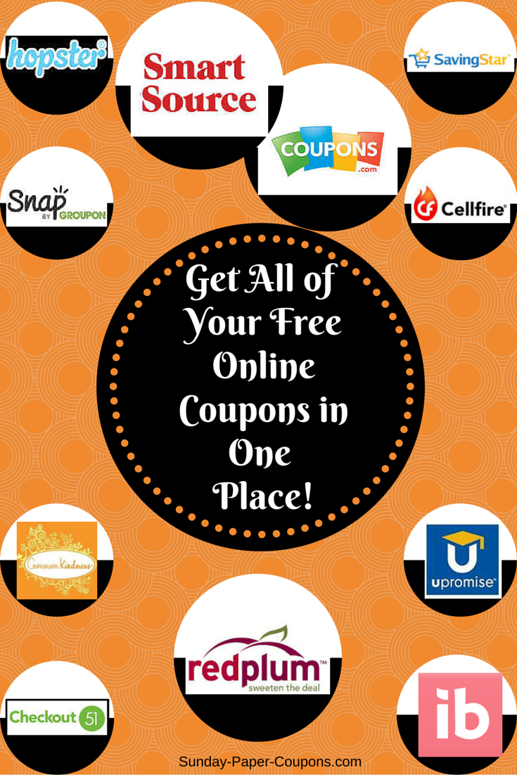 Sunday Paper Coupons | Inserts &amp;amp; Free Coupons Online! | Coupons - Free Printable Food Coupons