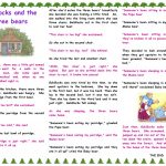 Sunday Storytime | Juzkidz   Free Printable Goldilocks And The Three Bears Story