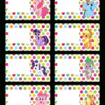 Super Cute Collection Of Free My Little Pony Party Printables. This   Free Printable My Little Pony Cupcake Toppers