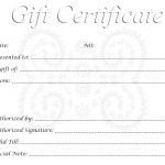 Surprising Free Printable Gift Certificates Template Ideas Christmas   Free Printable Gift Certificates