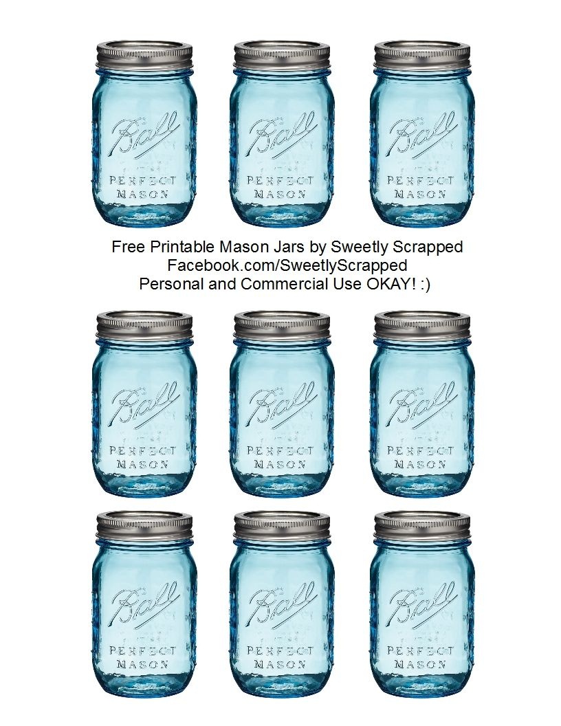 Sweetly Scrapped: 3 Styles Of Free Printable Mason Jar Tags | Mason - Free Printable Mason Jar Gift Tags