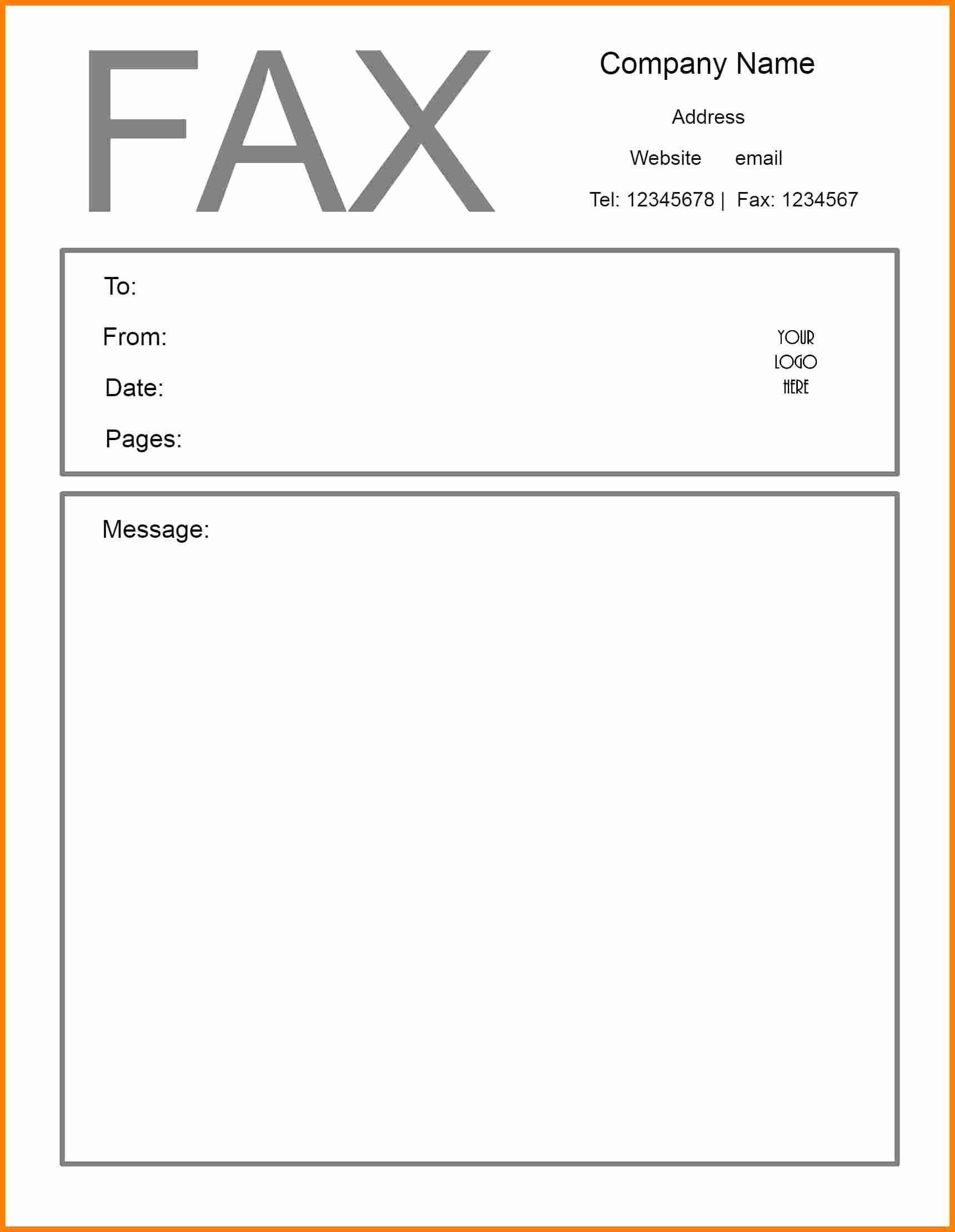 Template For Fax Cover Sheet Luxury Get Professional Personal - Free Printable Fax Cover Sheet