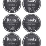 Thank You & Teacher Appreciation Tags Free Printable Card. Attach To   Free Printable Pedicure Gift Certificate