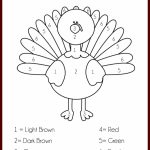 Thanksgiving Activities For Kids + Free Printable Colornumber   Free Printable Thanksgiving Activities