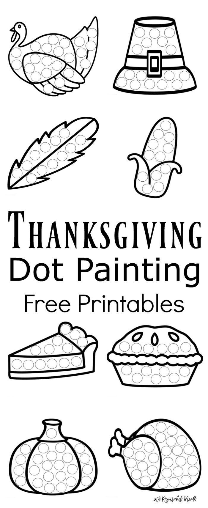 Thanksgiving Dot Painting {Free Printables} | Best Of Kids And - Free Thanksgiving Printables Dot To Dot