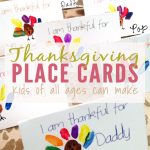 Thanksgiving Place Cards That Kids Can Make   Free Printable | Diy   Free Printable Personalized Thanksgiving Place Cards