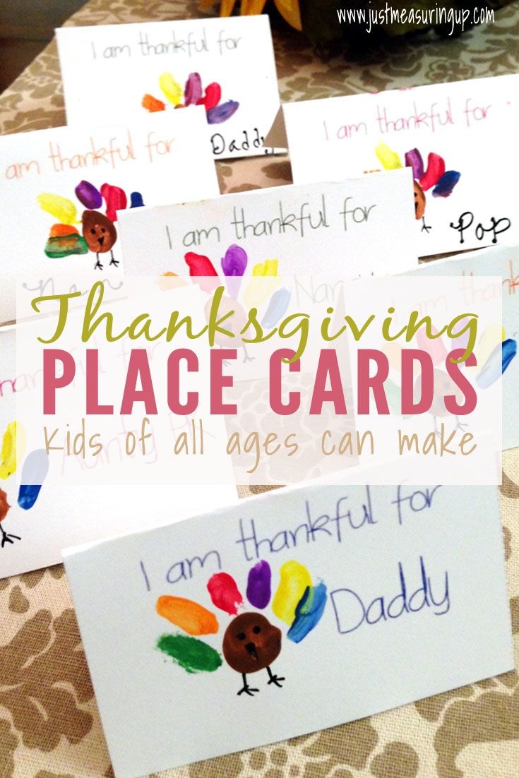 Thanksgiving Place Cards That Kids Can Make - Free Printable | Diy - Free Printable Personalized Thanksgiving Place Cards