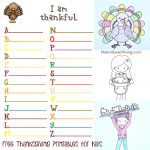 Thanksgiving Printables For Kids   Natural Beach Living   Free Printable Thanksgiving Activities For Preschoolers