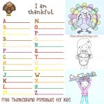 Thanksgiving Printables For Kids   Natural Beach Living   Free Thanksgiving Printables