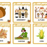 Thanksgiving   Vocabulary Flash Cards Worksheet   Free Esl Printable   Free Printable Vocabulary Flashcards