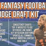 The 2019 Bdge Fantasy Football Draft Kit   Youtube   Free Fantasy Football Draft Kit Printable