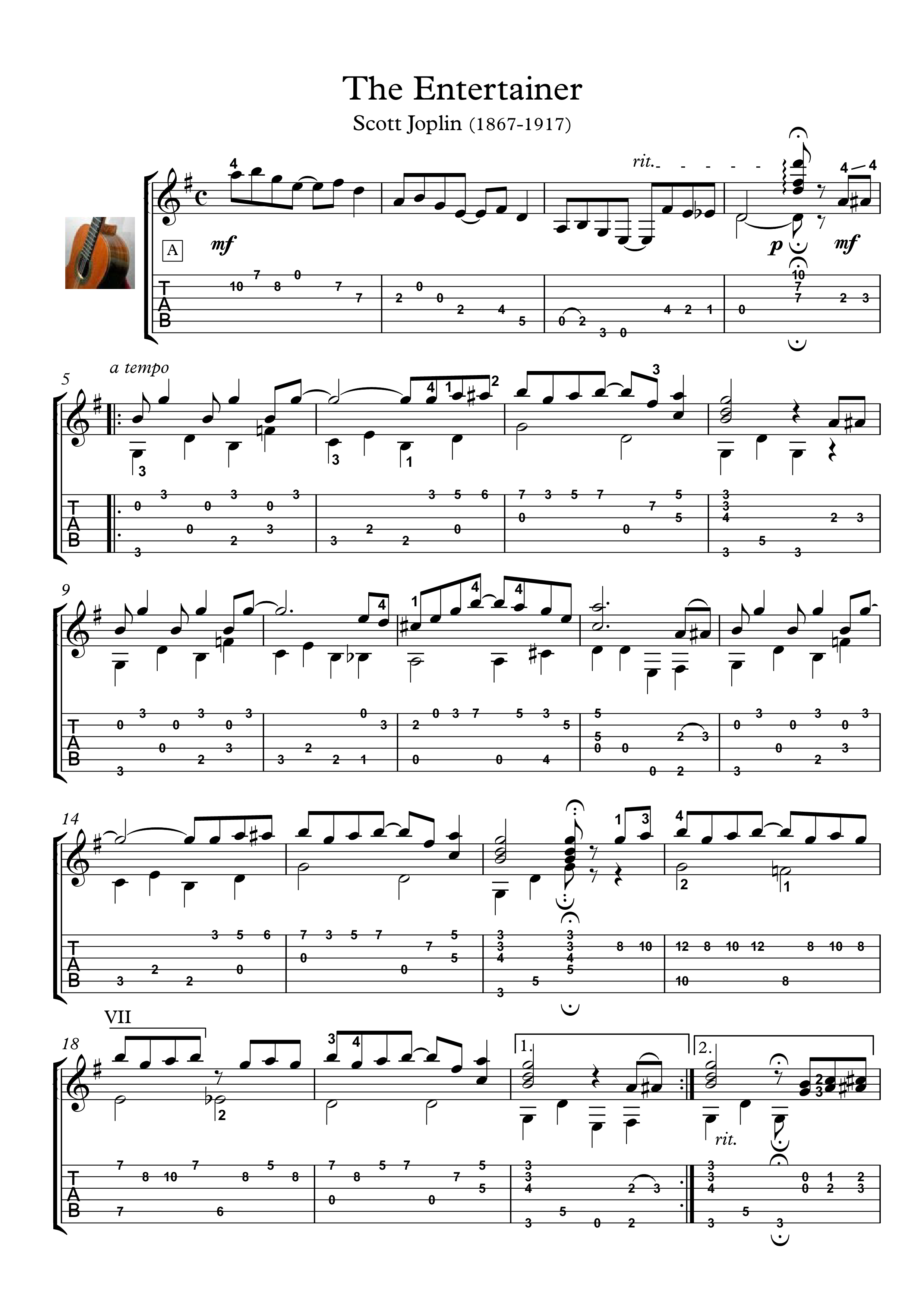The Entertainer&amp;quot; Is A 1902 Classic Rag Writtenscott Joplin. Here - Free Printable Sheet Music For The Entertainer