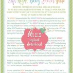 The Left Right Baby Shower Game Rocks! | Best Of Tulamama | Baby   Free Printable Left Right Game