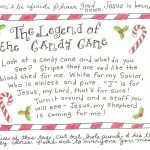 The Legend Of The Candy Cane   Free Printable Tag | Homeschool   Free Printable Candy Cane Poem
