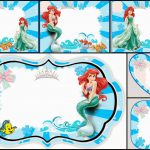 The Little Mermaid Free Printable Invitations, Cards Or Photo Frames   Free Printable Mermaid Invitations