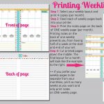 The Polka Dot Posie: How To Print & Assemble Our Small Planner Pages   Mini Binder Free Printables