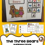 The Three Bears Adapted Book And Learning Activities | The Three   Free Adapted Books Printable